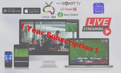 1 Year - Global "Worldwide" IPTV with more than 4000+ Channels and 4000+ VOD